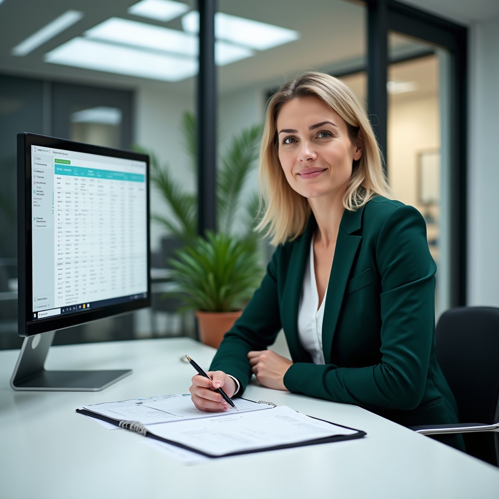 Person working through individual financial planning session with digital tools